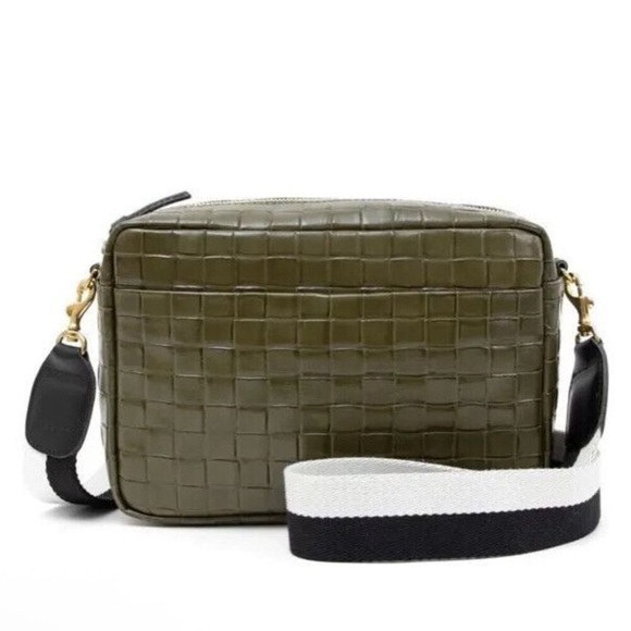 Clare V Handbags - Clare V Marisol Croc Midi Sac Crossbody Leather Bag